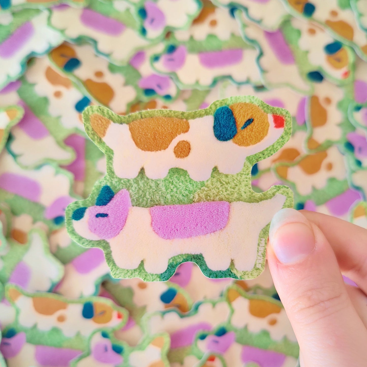 Yarn Dogs Waterproof Matte Vinyl Sticker