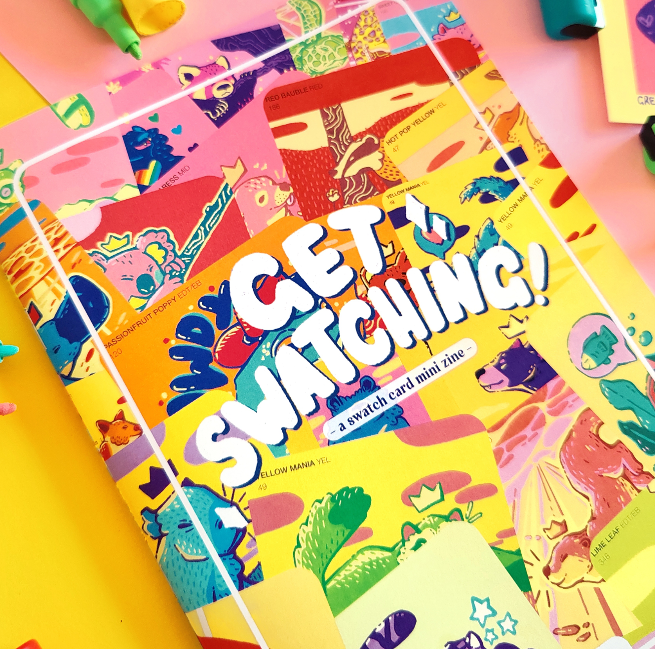 Get Swatching Swatch Art Zine - DELUXE EDITION