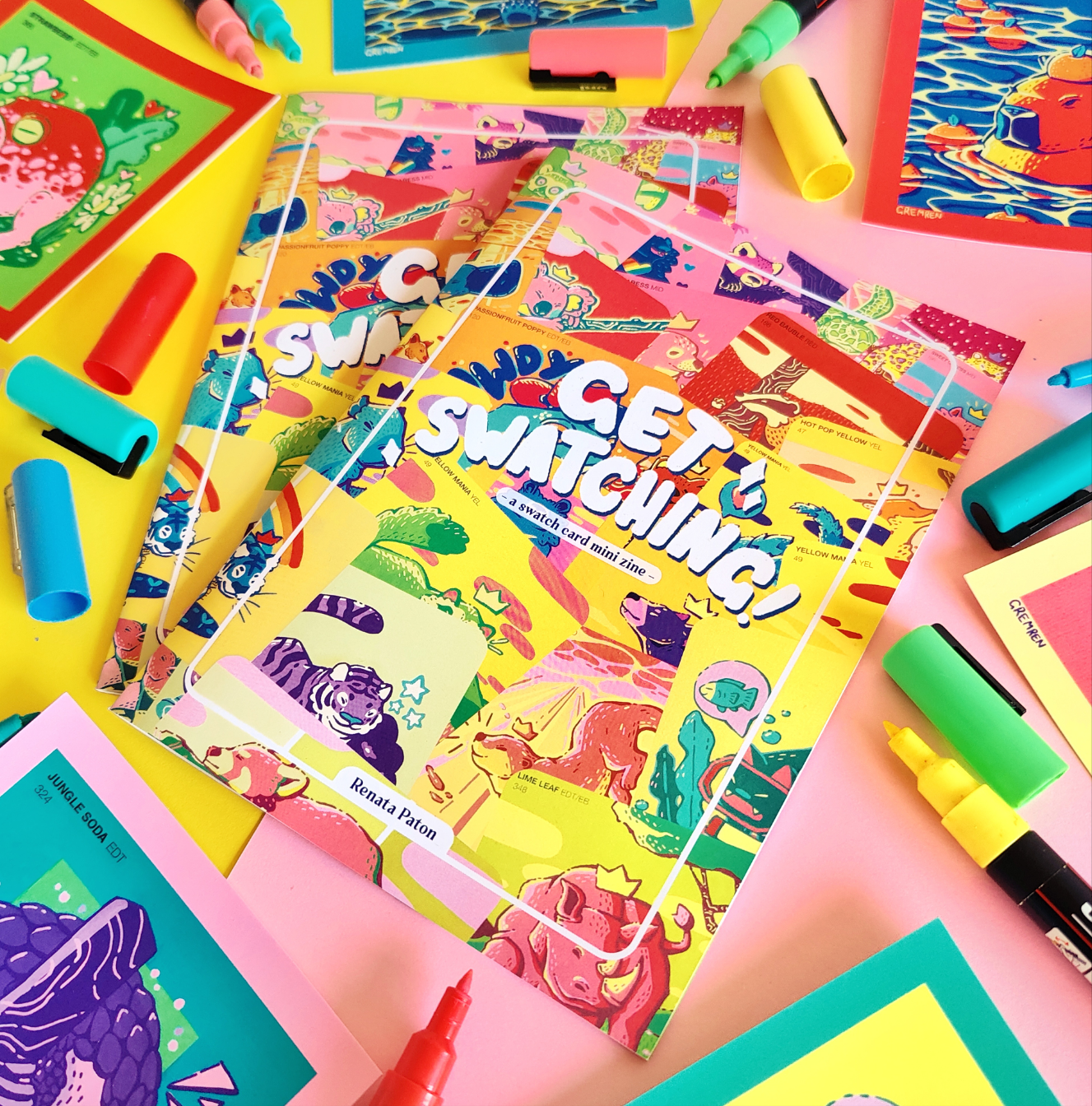 Get Swatching Swatch Art Zine - DELUXE EDITION
