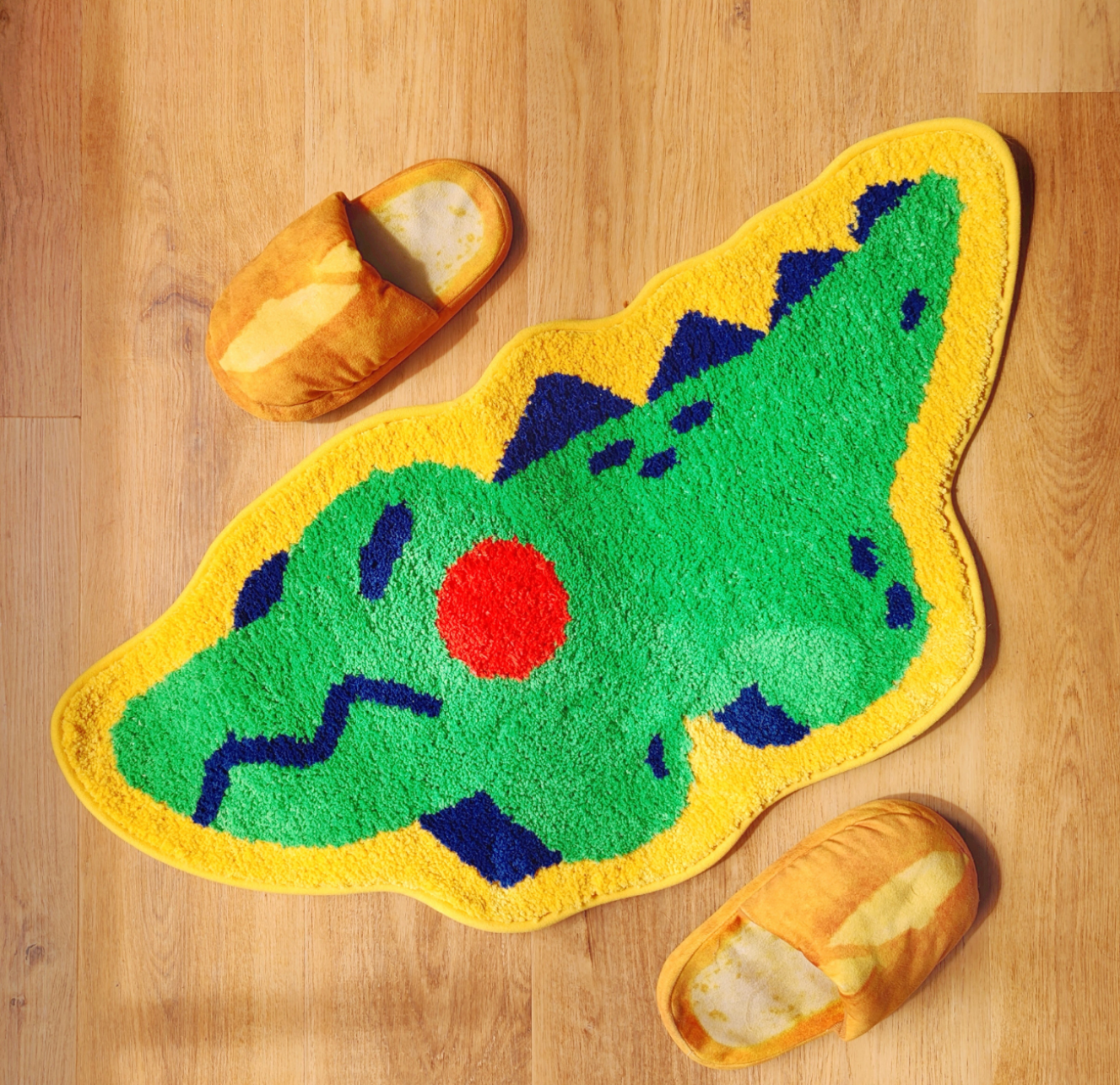 Cutie Croc Yarn Rug