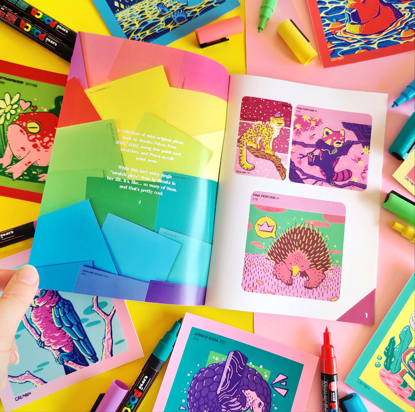 Get Swatching Swatch Art Zine - DELUXE EDITION