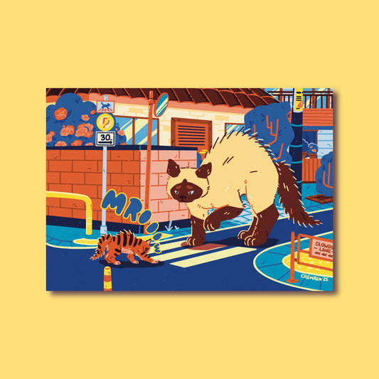 Scaredy Cat A4 Large Print