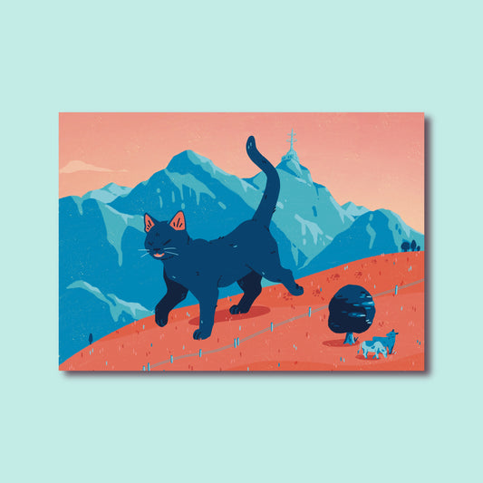 Sherbet Peaks Cat A4 Large Print