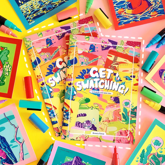 Get Swatching Swatch Art Zine - DELUXE EDITION