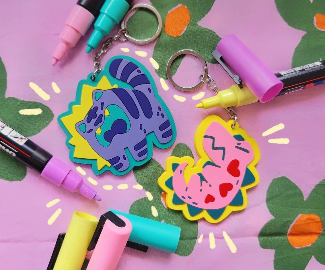 Cutie Croc Soft Rubber PVC Keychain