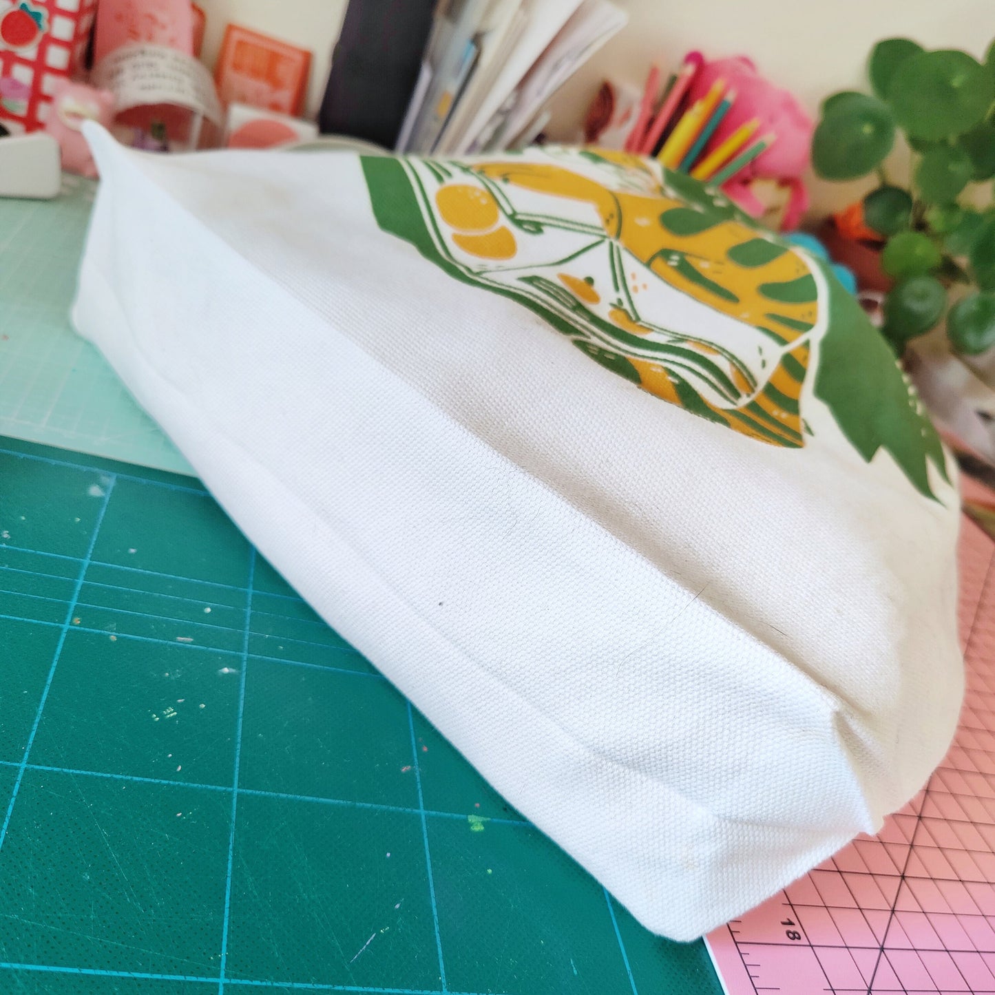 Good Day Tiger Tote - 100% Cotton Tote Bag
