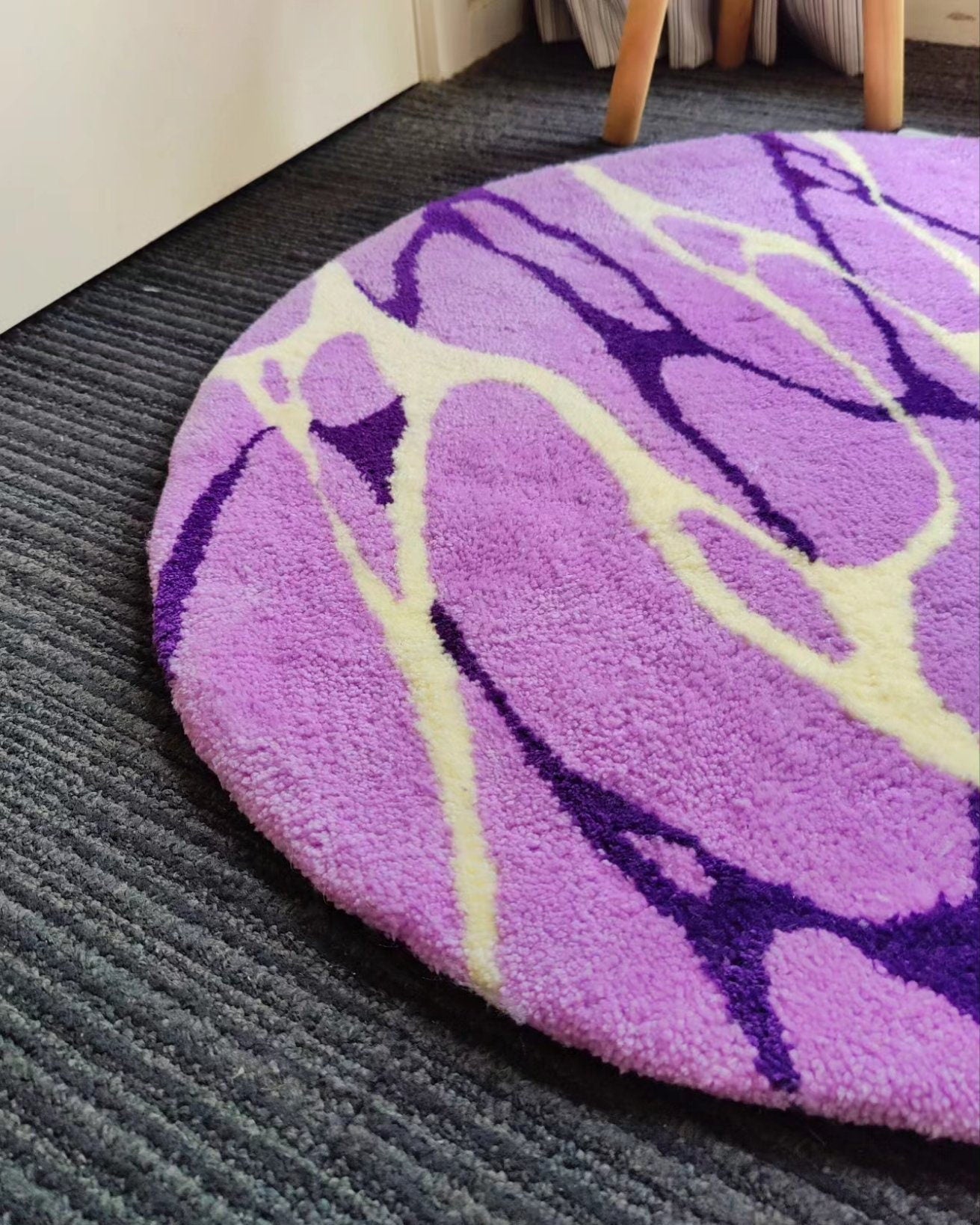 Lavender Lake - Original Handmade Rug