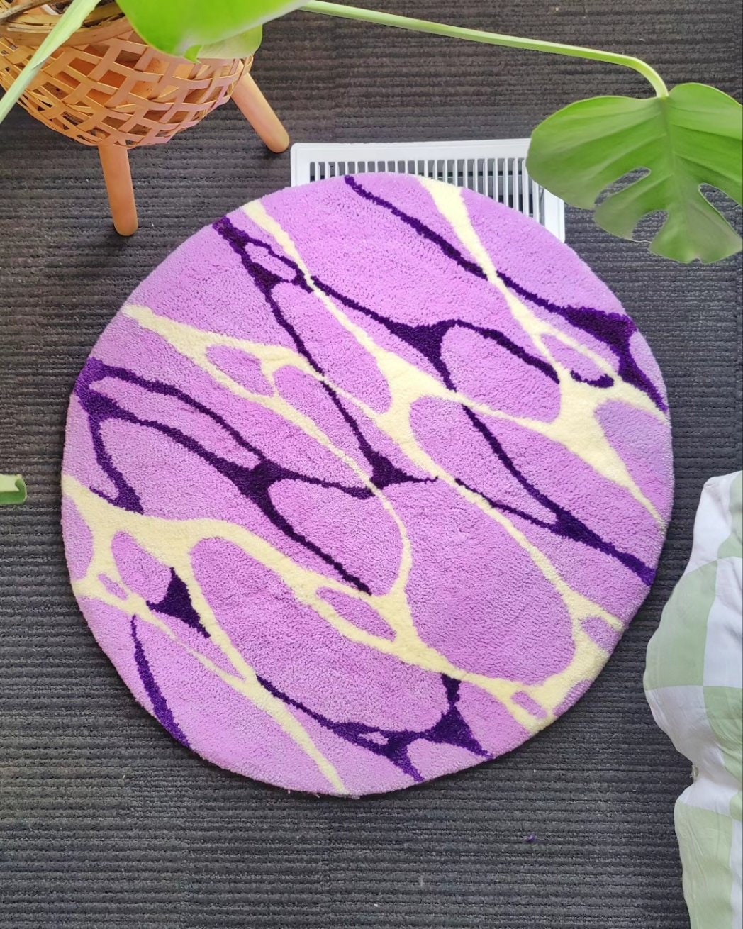 Lavender Lake - Original Handmade Rug