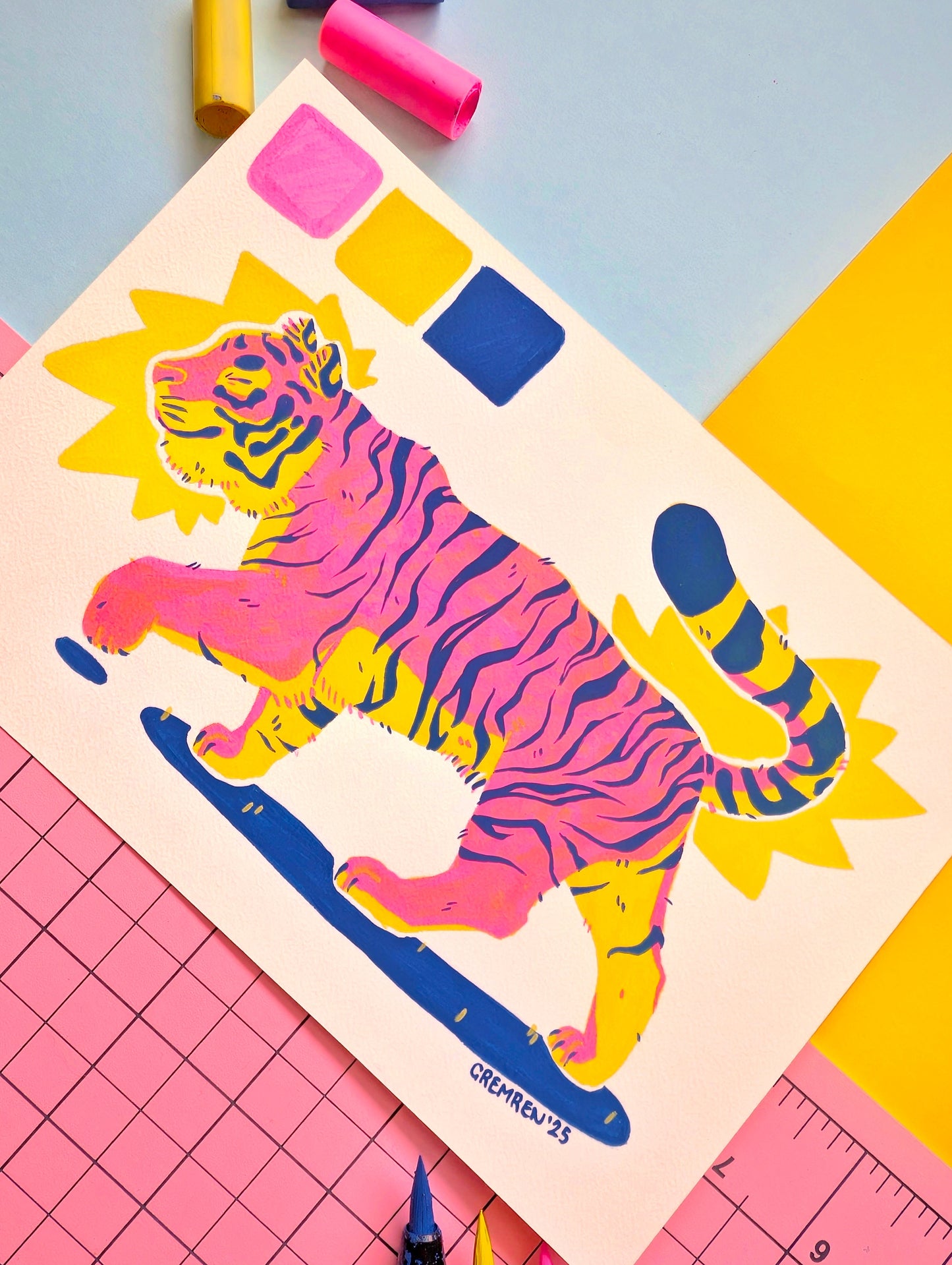 Prowling Pro - Original Art Piece