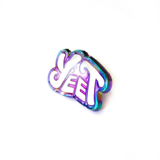 Yeet Enamel Pin - Rainbow