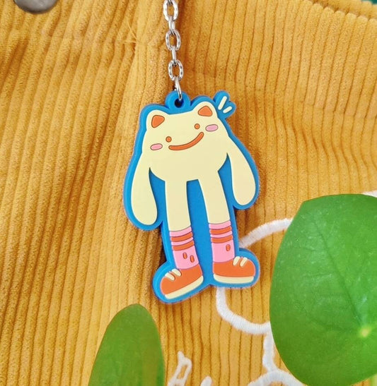 B-GRADE - Long Legs Soft Rubber PVC Keychain