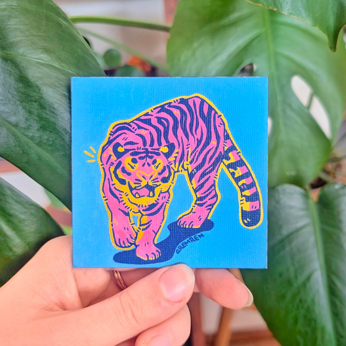 Prowling Tiger Original Art