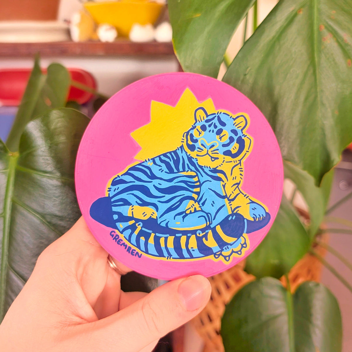 Neon Tiger Original Art