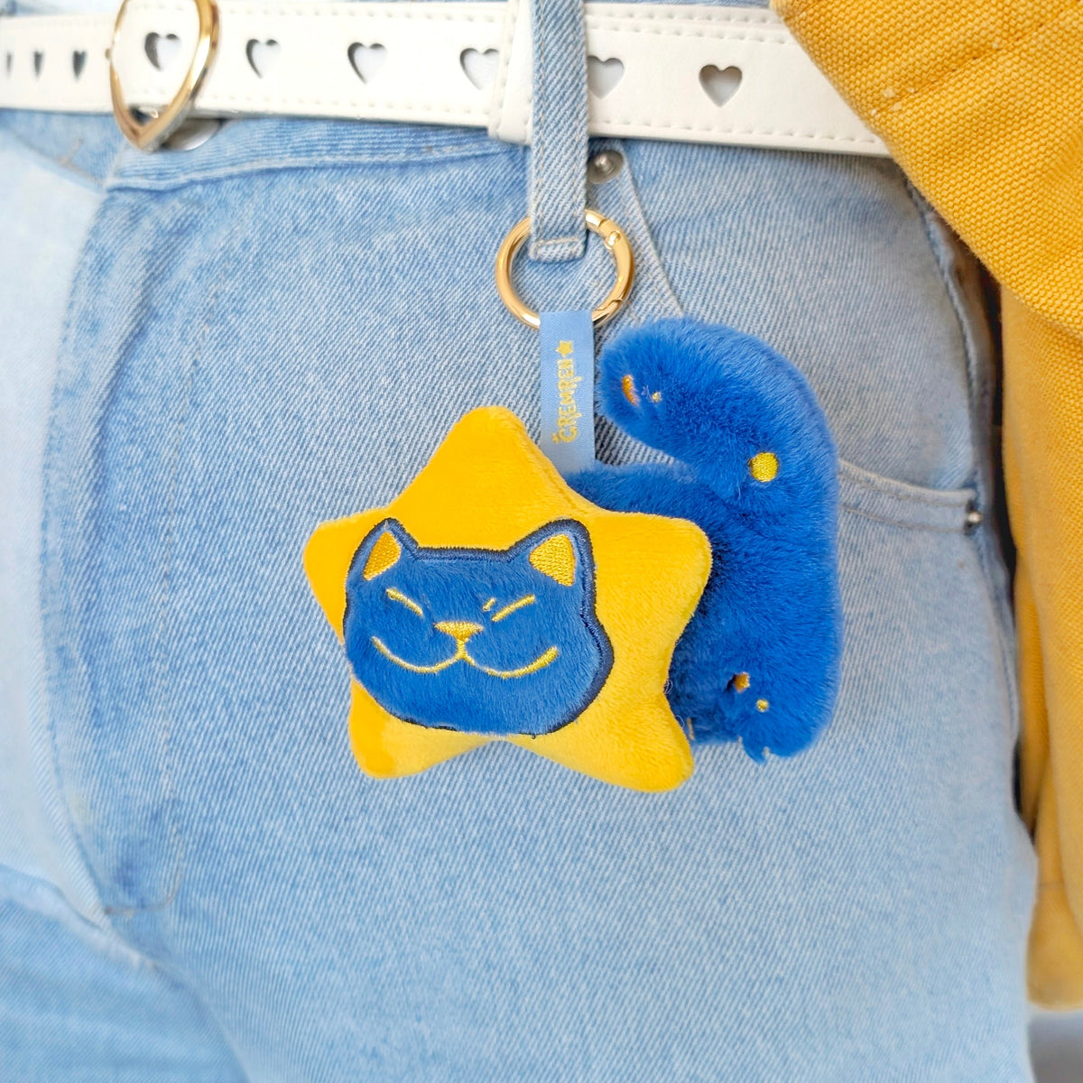 Star Cat Keychain Plush