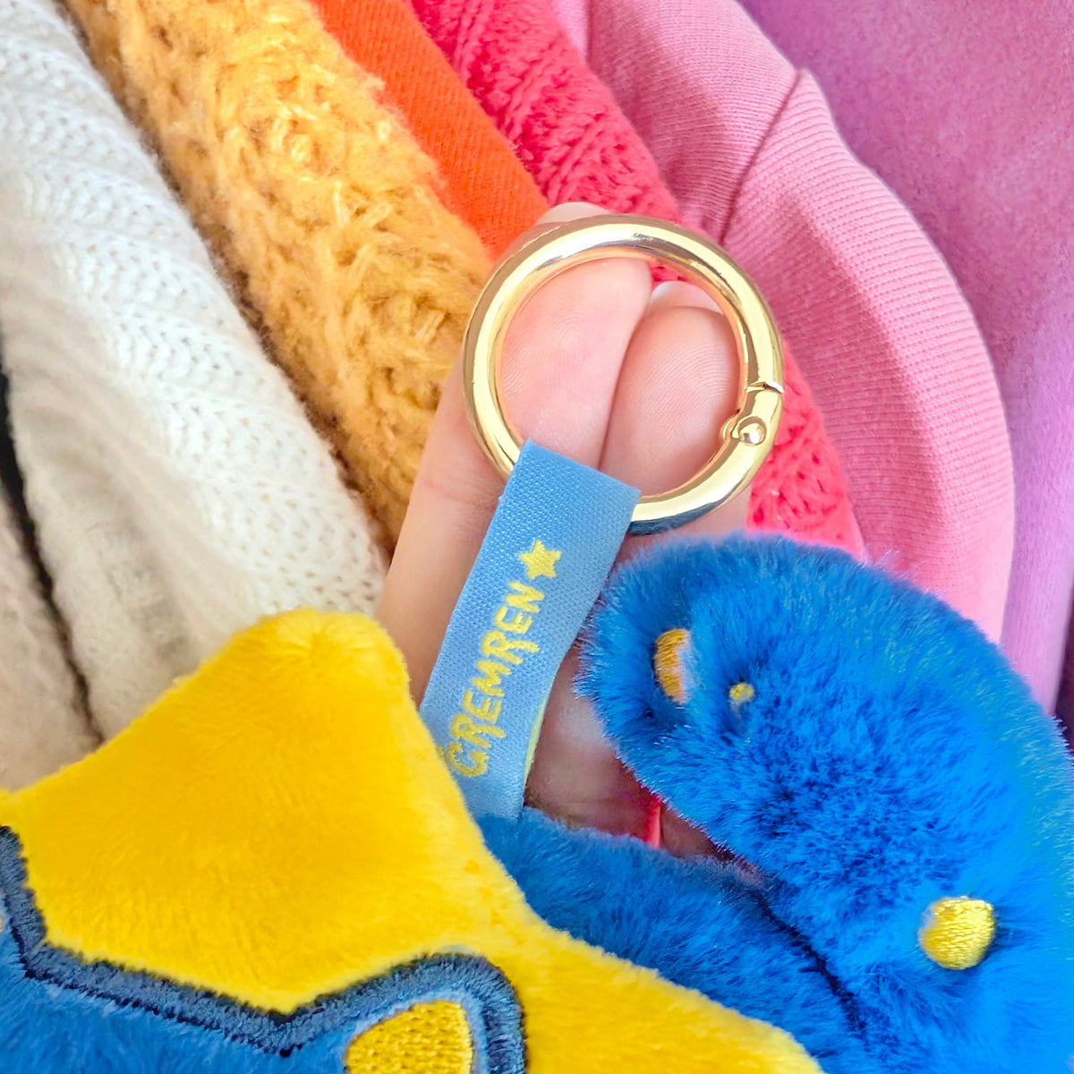 Star Cat Keychain Plush
