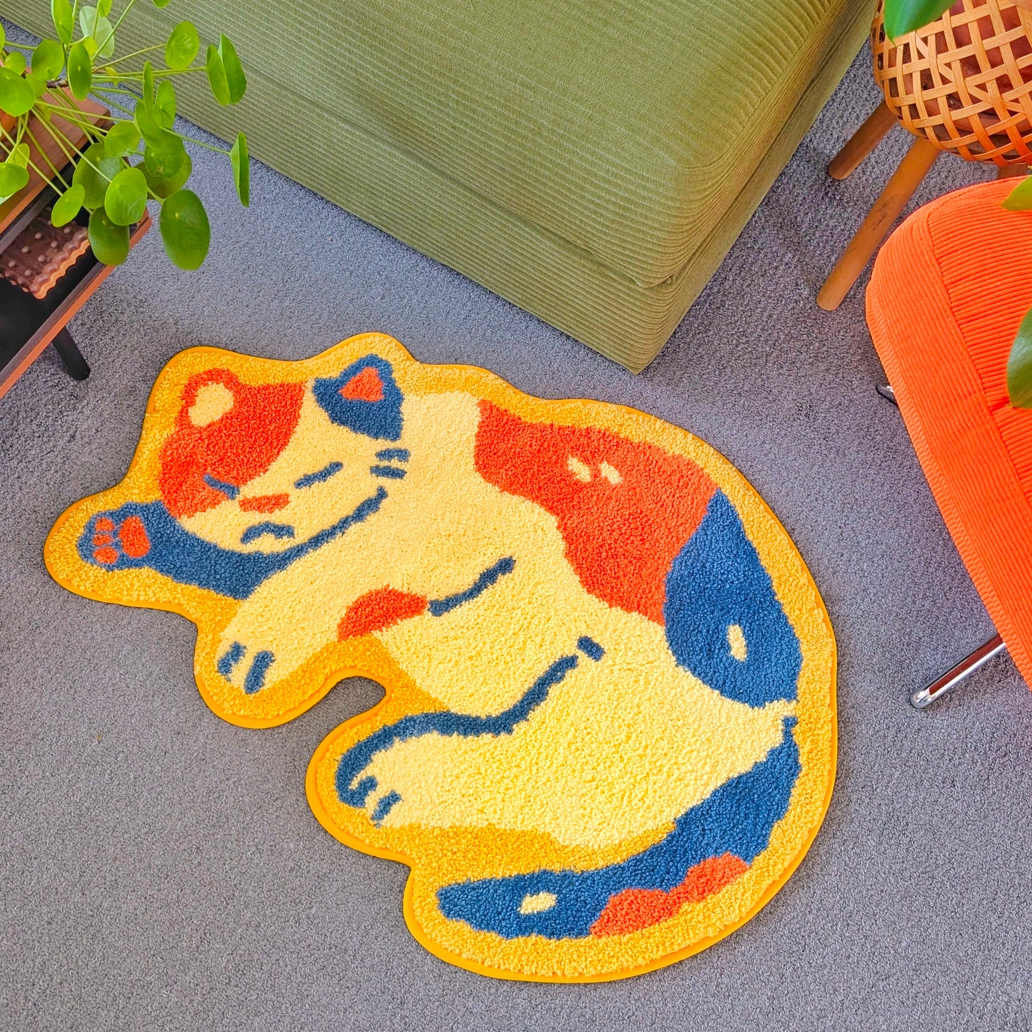 Cat Nap Yarn Rug