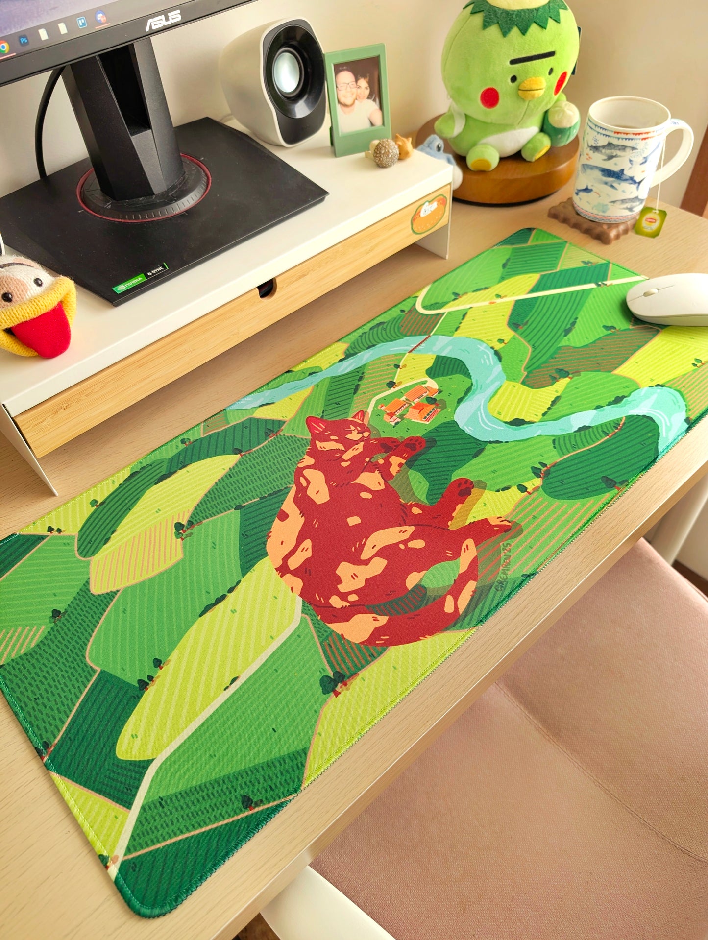 Farmland Dreams Cat Desk Mat
