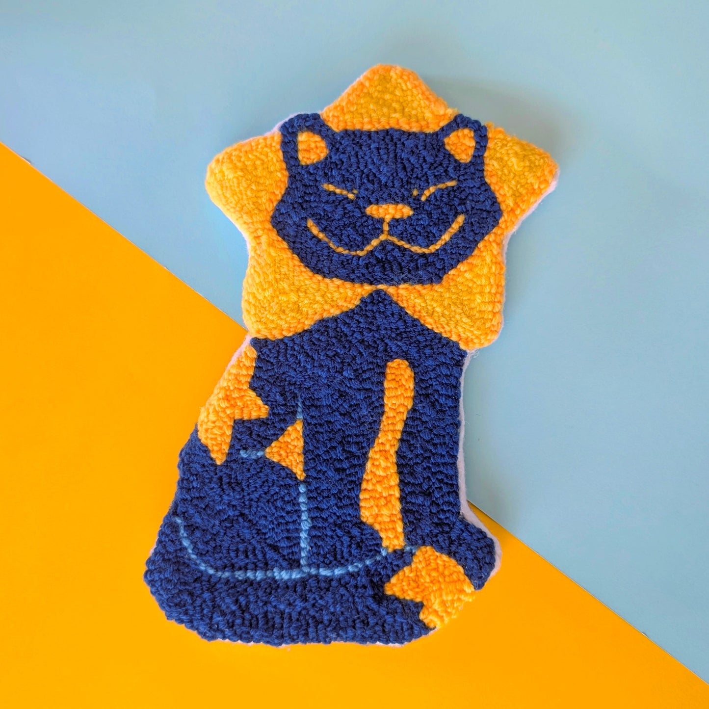 Starlight Cat Handmade Wall Rug