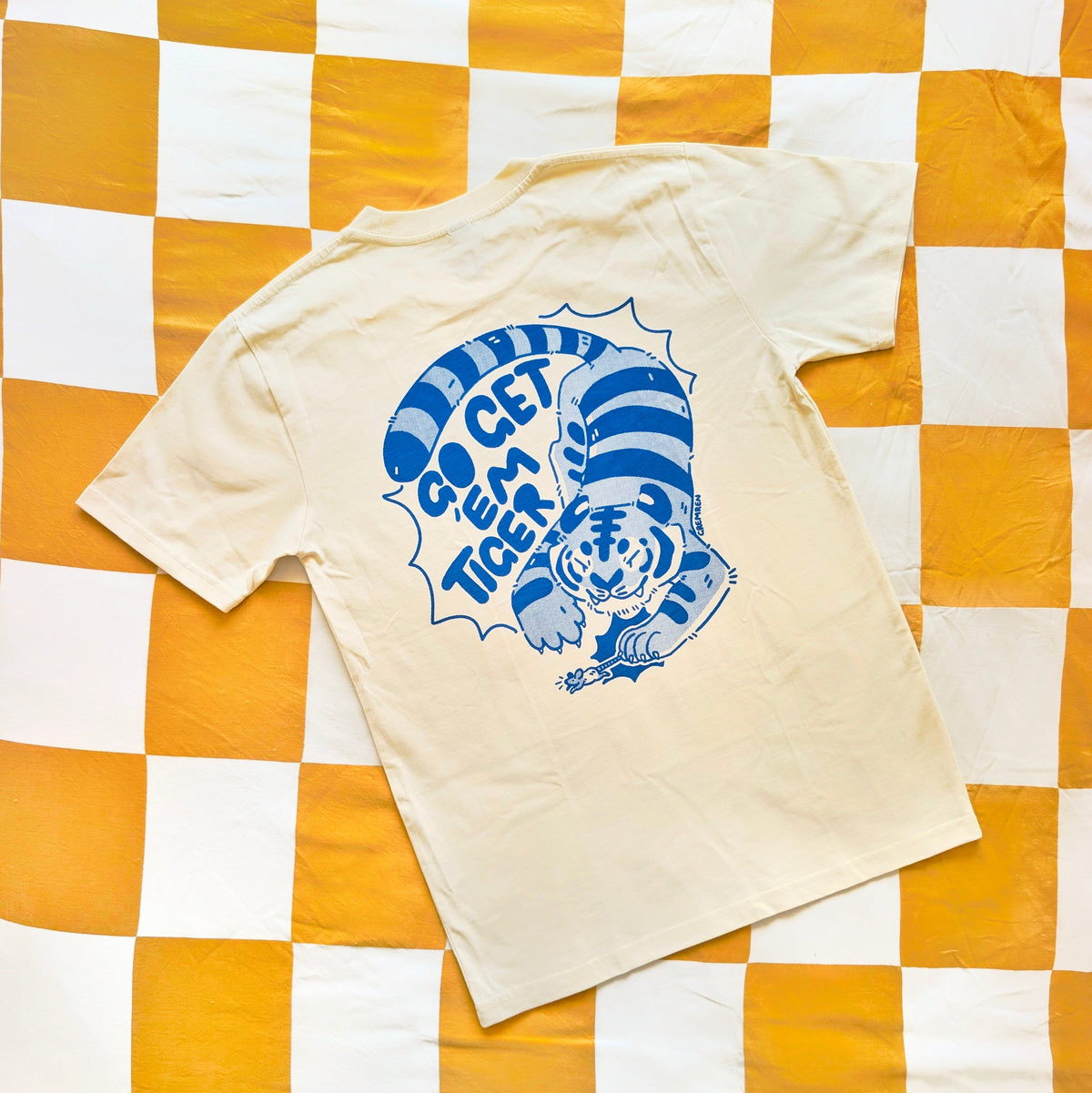 Go Get 'Em Tiger Screen-Printed Tshirt